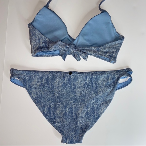 Garage blue bikini set: XS top, L bottoms - Picture 4 of 7